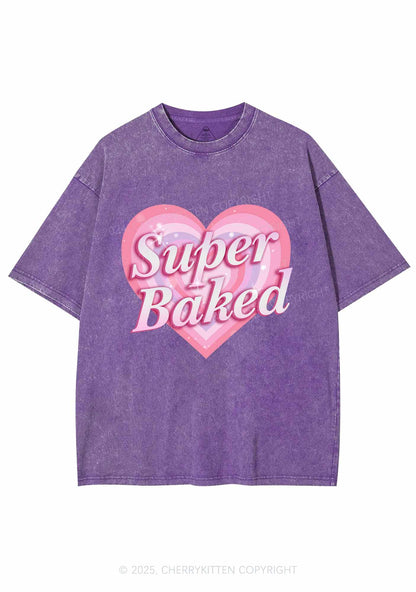 Super Baked Y2K Washed Tee Cherrykitten