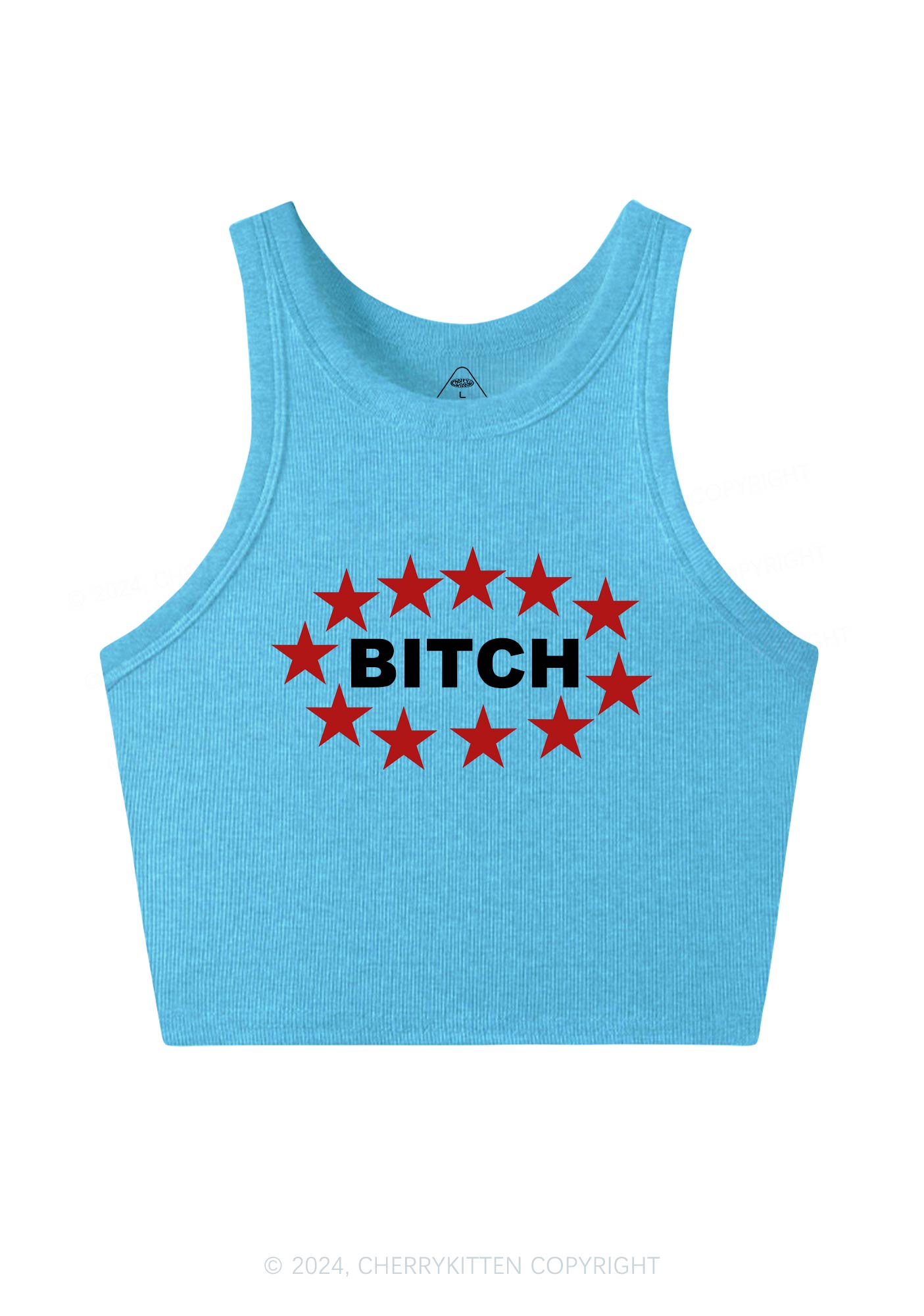 Bxxch Stars Y2K Crop Tank Top Cherrykitten