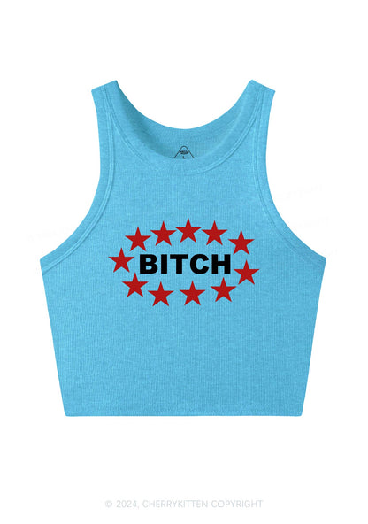 Bxxch Stars Y2K Crop Tank Top Cherrykitten