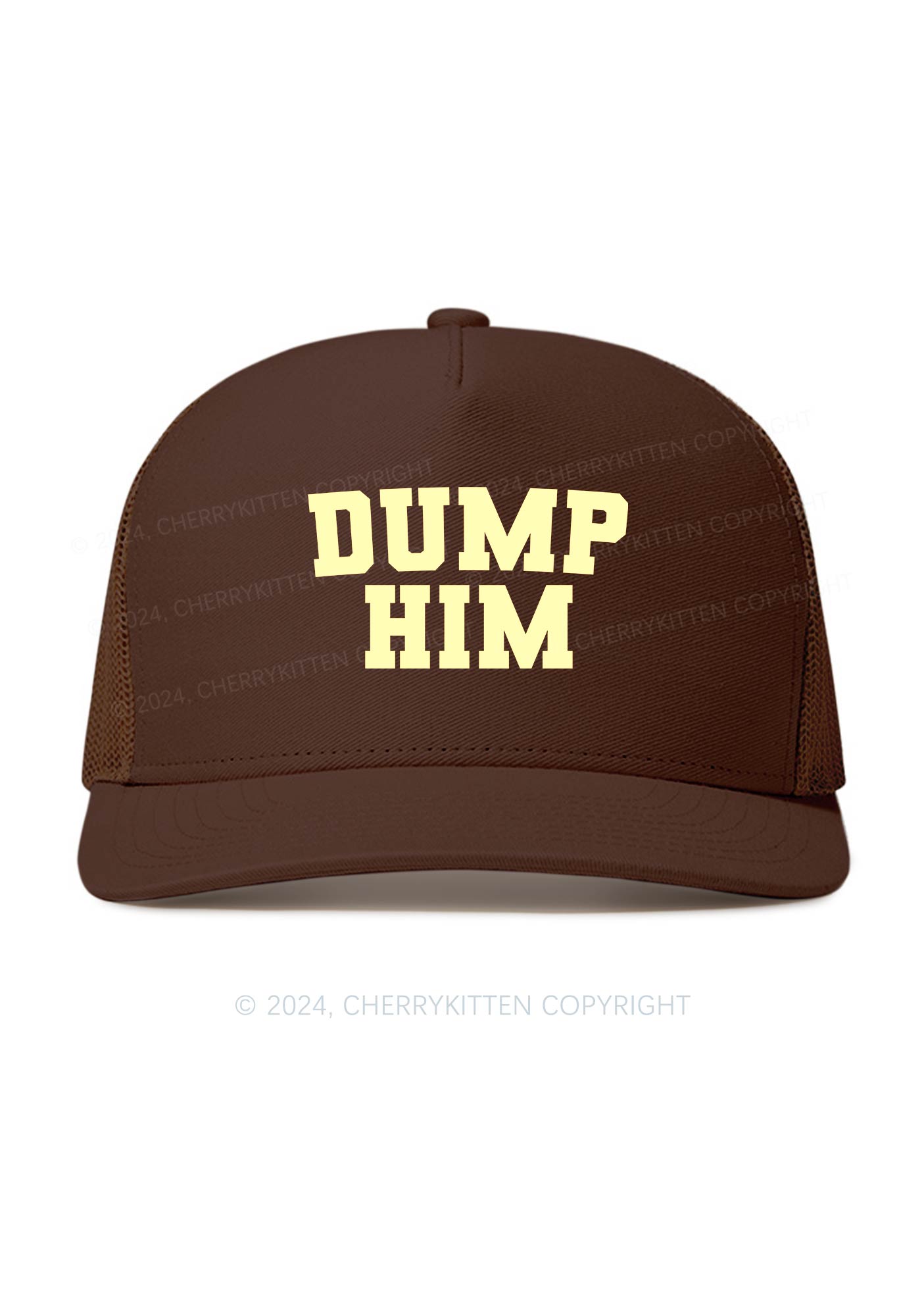 Dump Him Y2K Trucker Mesh Hat Cherrykitten