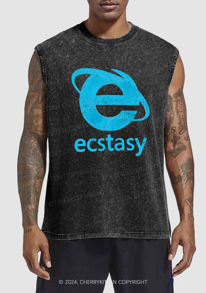 Ecstasy Y2K Washed Tank Cherrykitten