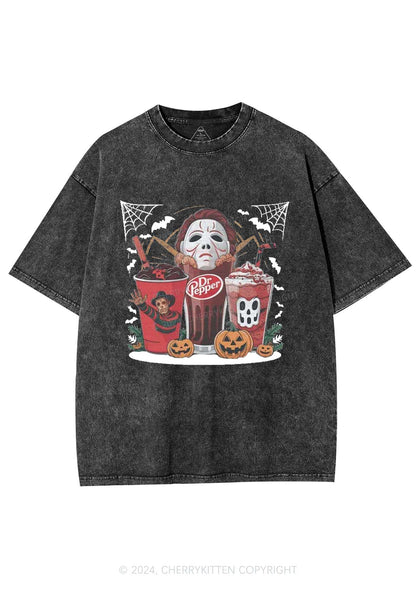 Halloween Coke Y2K Washed Tee Cherrykitten