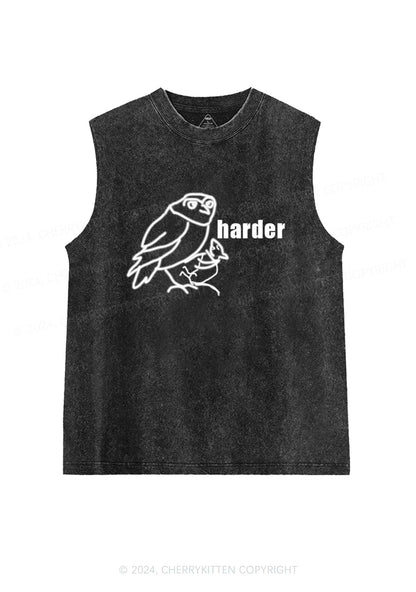 Rats Harder Y2K Washed Tank Cherrykitten