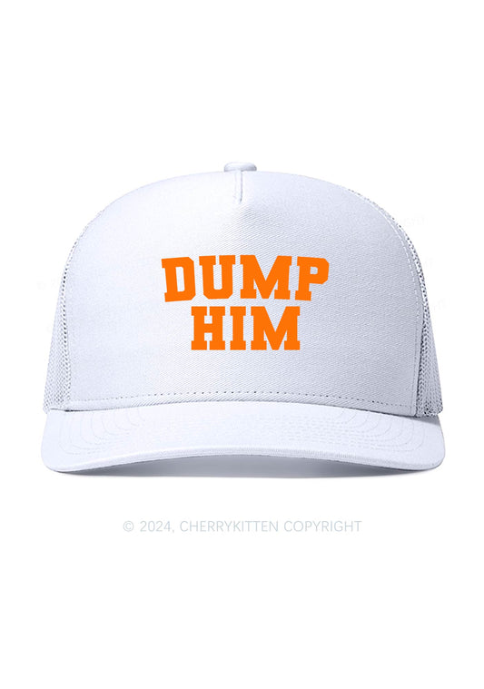 Dump Him Y2K Trucker Mesh Hat Cherrykitten