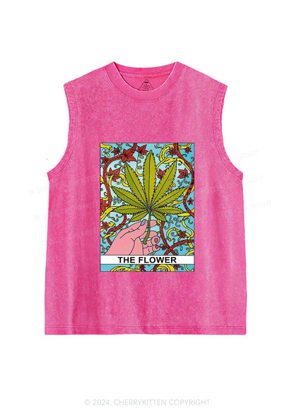 The Flower Y2K Washed Tank Cherrykitten