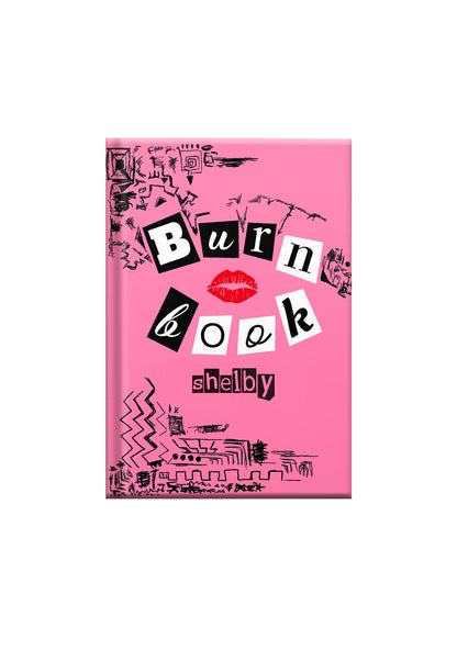 Custom Text Burn Book Y2K Notebook Cherrykitten