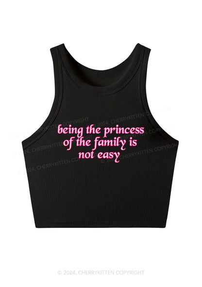 Princess Of The Family Y2K Crop Tank Top Cherrykitten