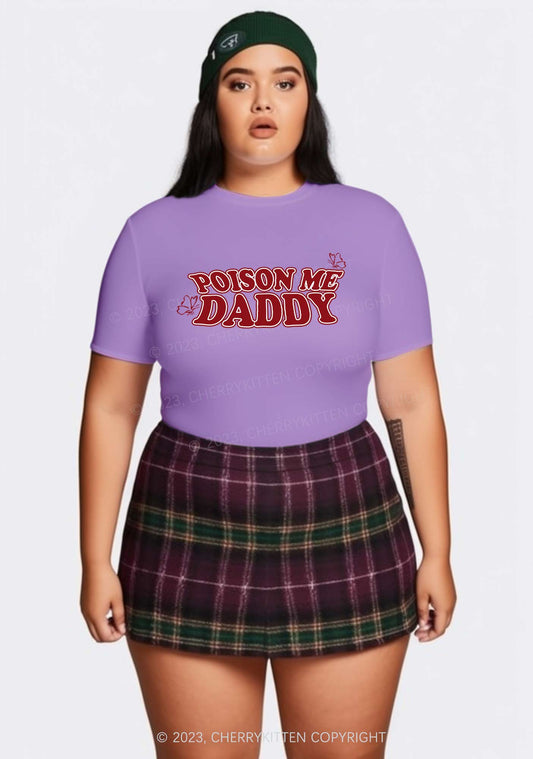 Curvy Poison Me Daddy Baby Tee Cherrykitten