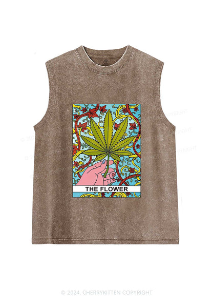 The Flower Y2K Washed Tank Cherrykitten