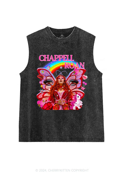 CR Fairy Tour Y2K Washed Tank Cherrykitten