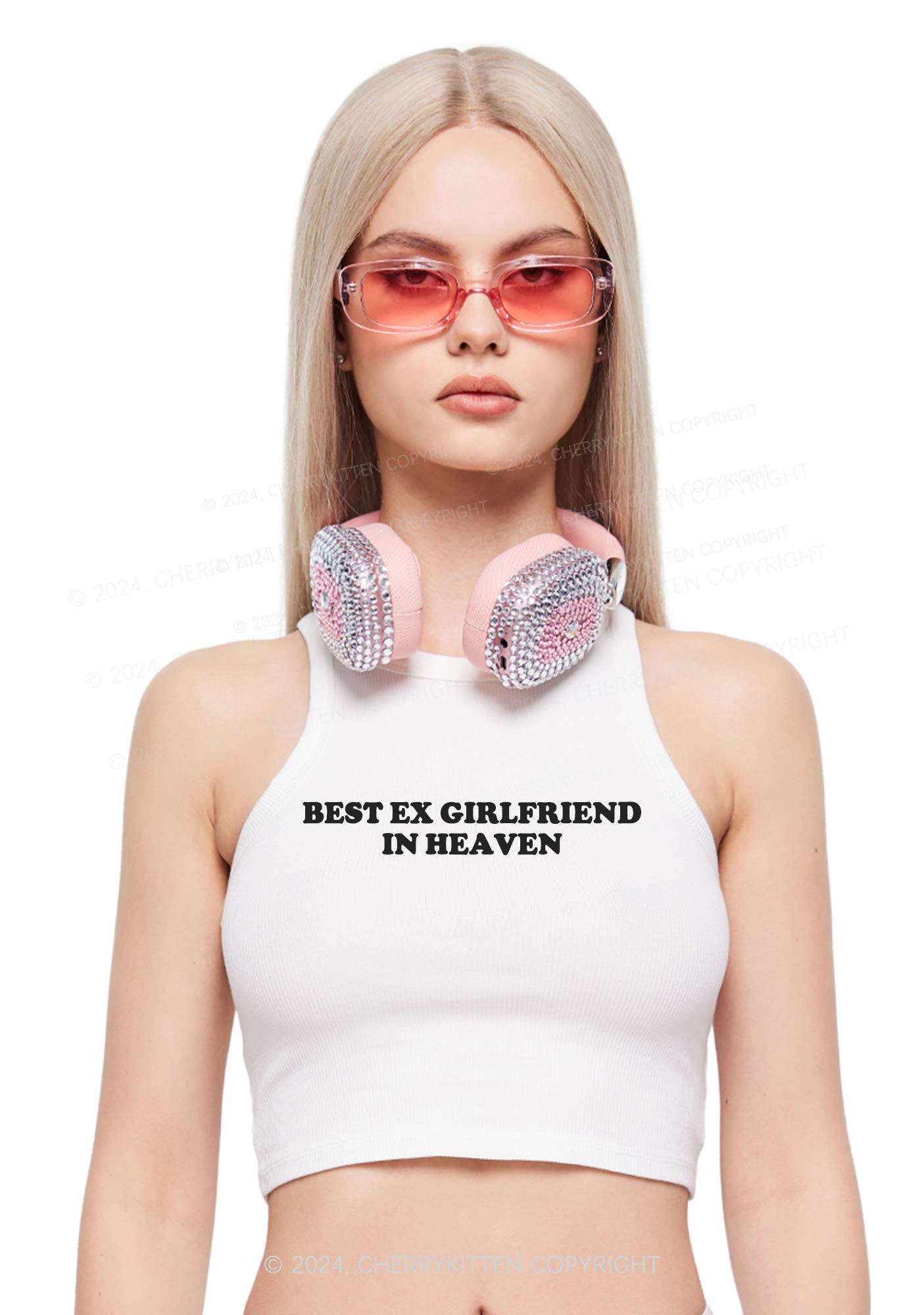 Best Ex Girlfriend Custom Y2K Crop Tank Top Cherrykitten