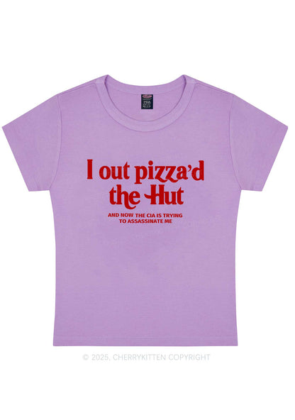 Out Pizzad The Hut Y2K Baby Tee Cherrykitten