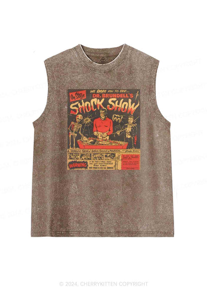 Halloween Shock Show Y2K Washed Tank Cherrykitten