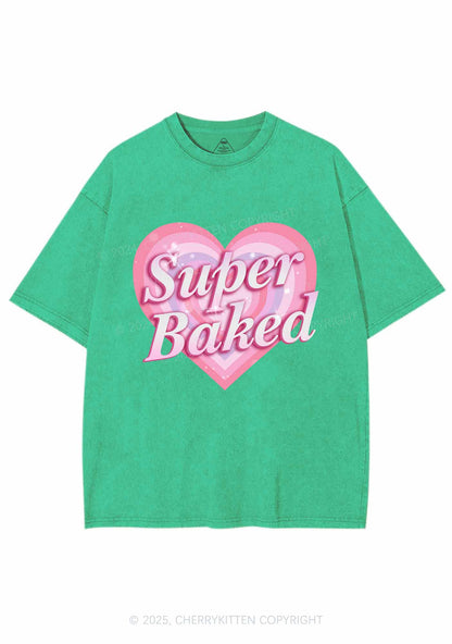 Super Baked Y2K Washed Tee Cherrykitten