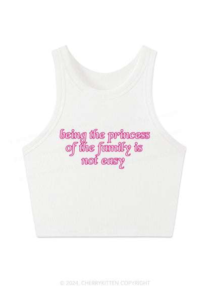 Princess Of The Family Y2K Crop Tank Top Cherrykitten