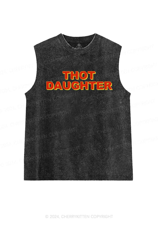 Thot Daughter Y2K Washed Tank Cherrykitten