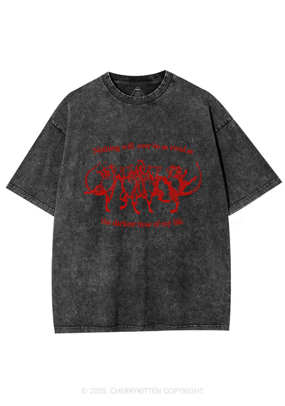 Rats Darkest Time Y2K Washed Tee Cherrykitten