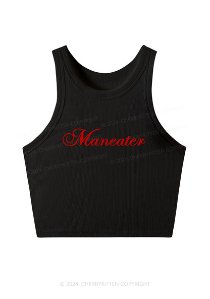 Maneater Y2K Crop Tank Top Cherrykitten