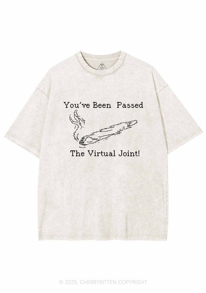 The Virtual Joint Y2K Washed Tee Cherrykitten