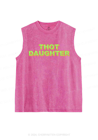 Thot Daughter Y2K Washed Tank Cherrykitten