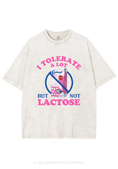 Dont Tolerate Lactose Y2K Washed Tee Cherrykitten