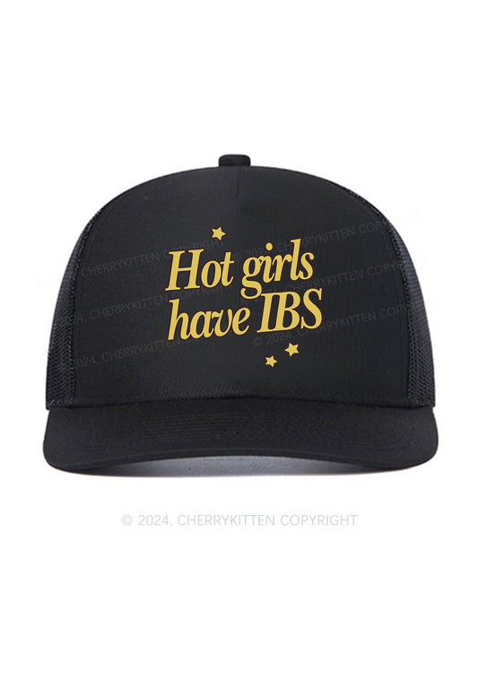 Hot Girls Have IBS Y2K Trucker Mesh Hat Cherrykitten