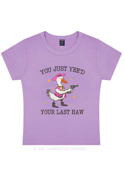 You Just Yeed Goose Y2K Baby Tee Cherrykitten