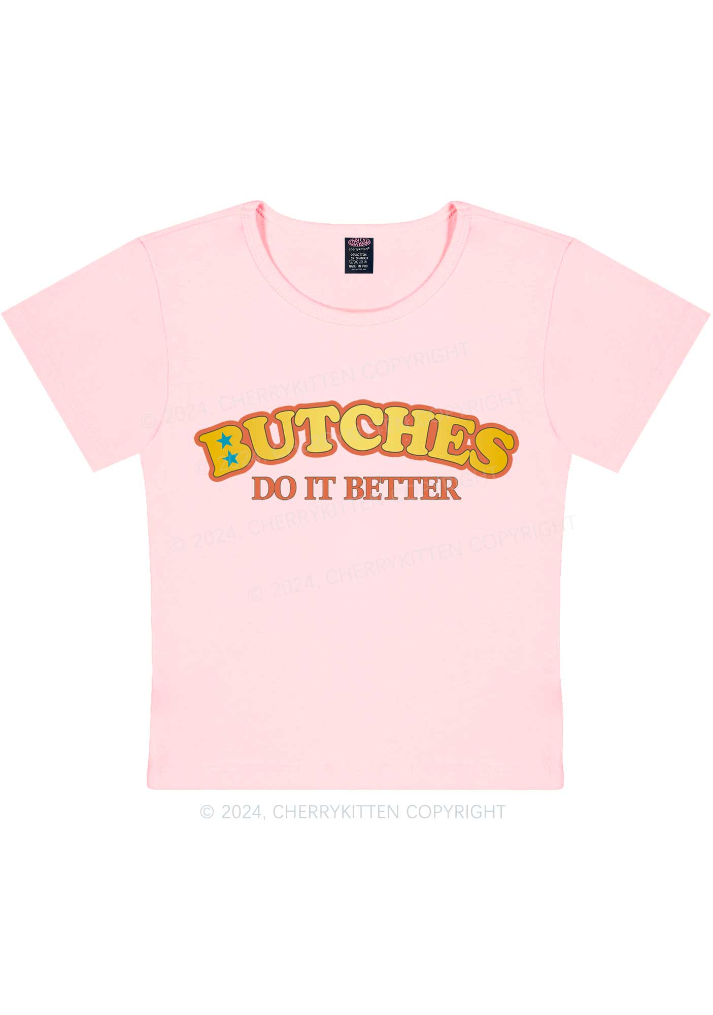 Bxxches Do It Better Y2K Baby Tee Cherrykitten