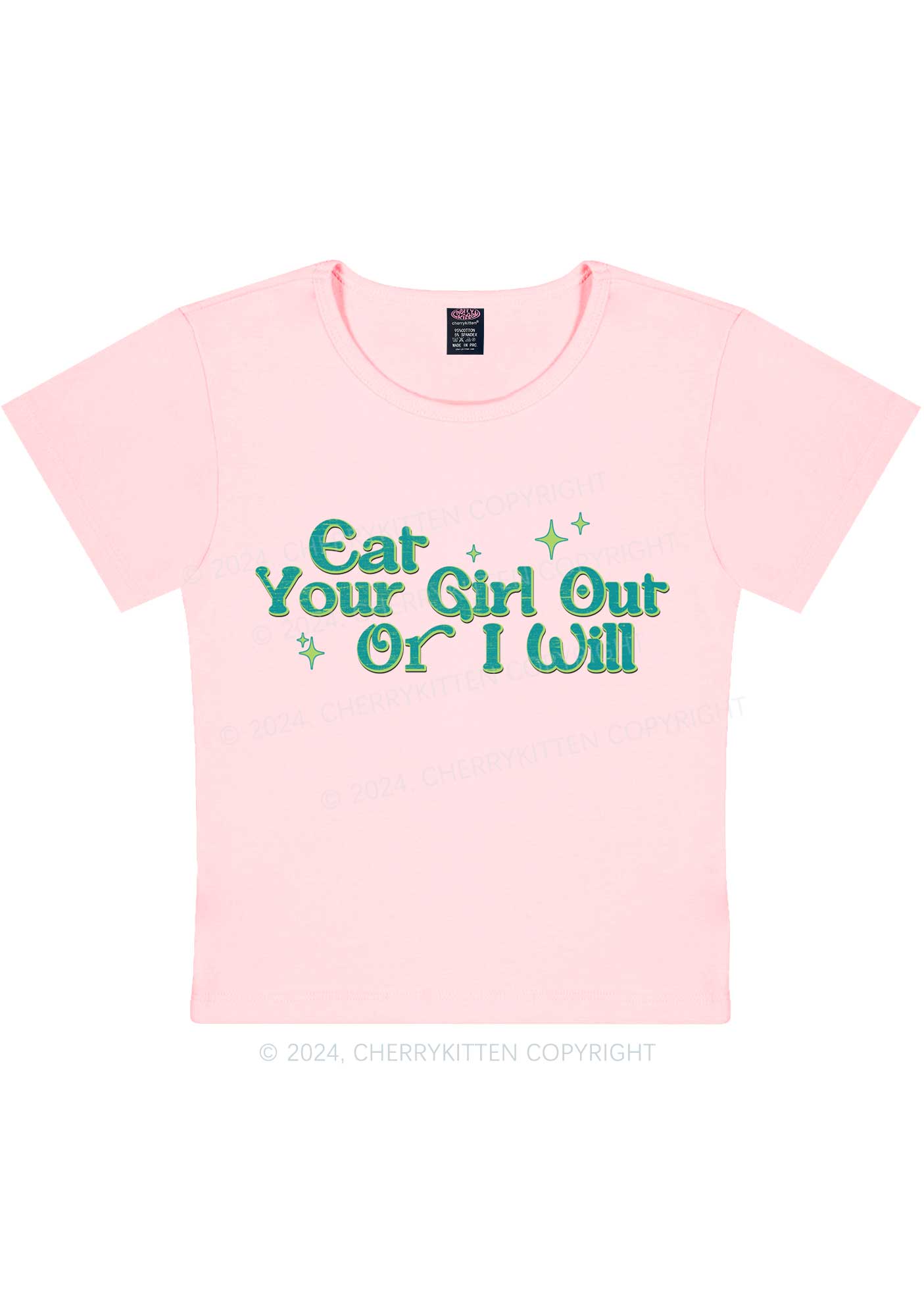 I Will Eat Your Girl Y2K Baby Tee Cherrykitten