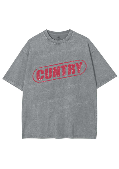 Cuntry Y2K Washed Tee Cherrykitten