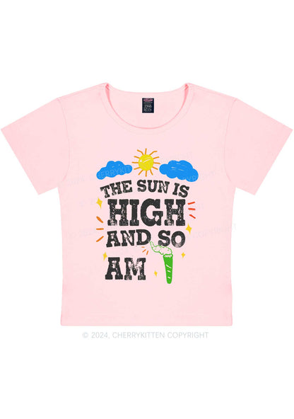 I Am High Y2K Baby Tee Cherrykitten