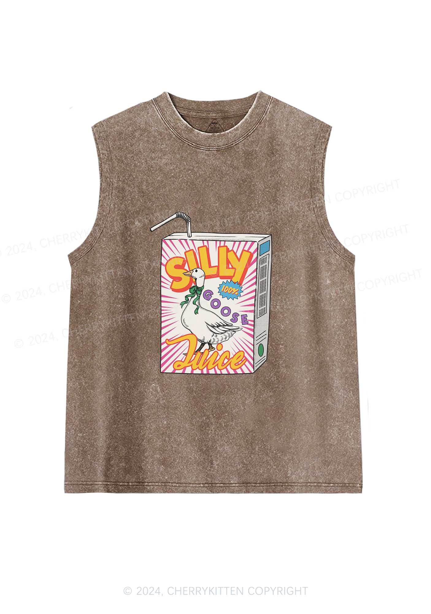 Silly Goose Juice Y2K Washed Tank Cherrykitten