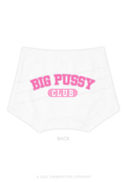 Big Puxxy Club Y2K Mid Rise Waist Boyshort Cherrykitten