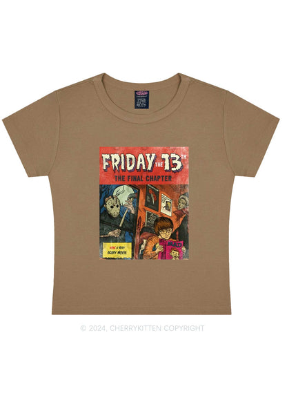 Halloween Friday Final Chapter Y2K Baby Tee Cherrykitten