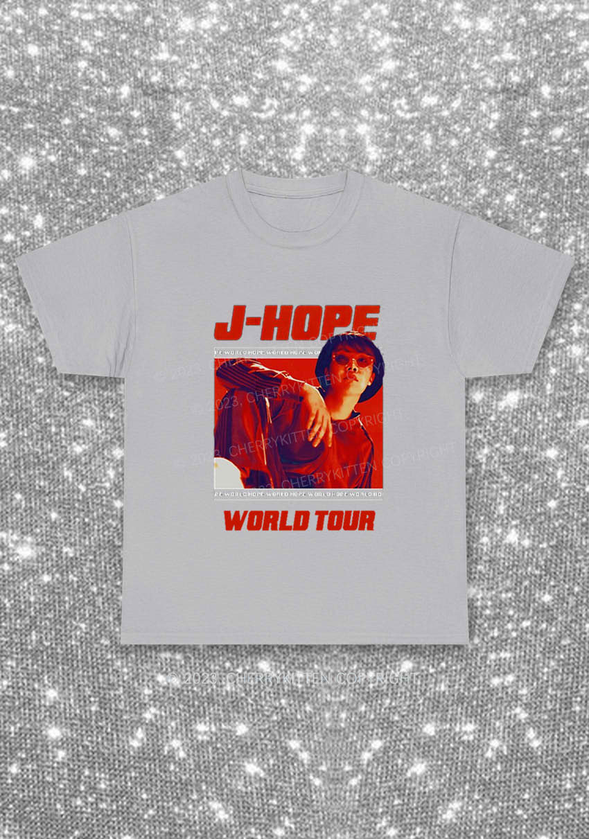 JH World Tour Kpop Y2K Chunky Shirt Cherrykitten