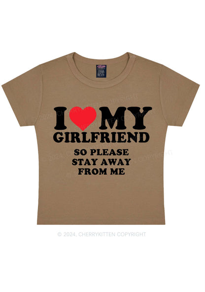 I Love My GF Y2K Valentine's Day Baby Tee Cherrykitten