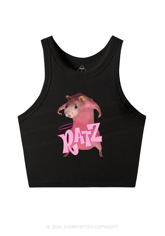 Pink Ratz Y2K Crop Tank Top Cherrykitten