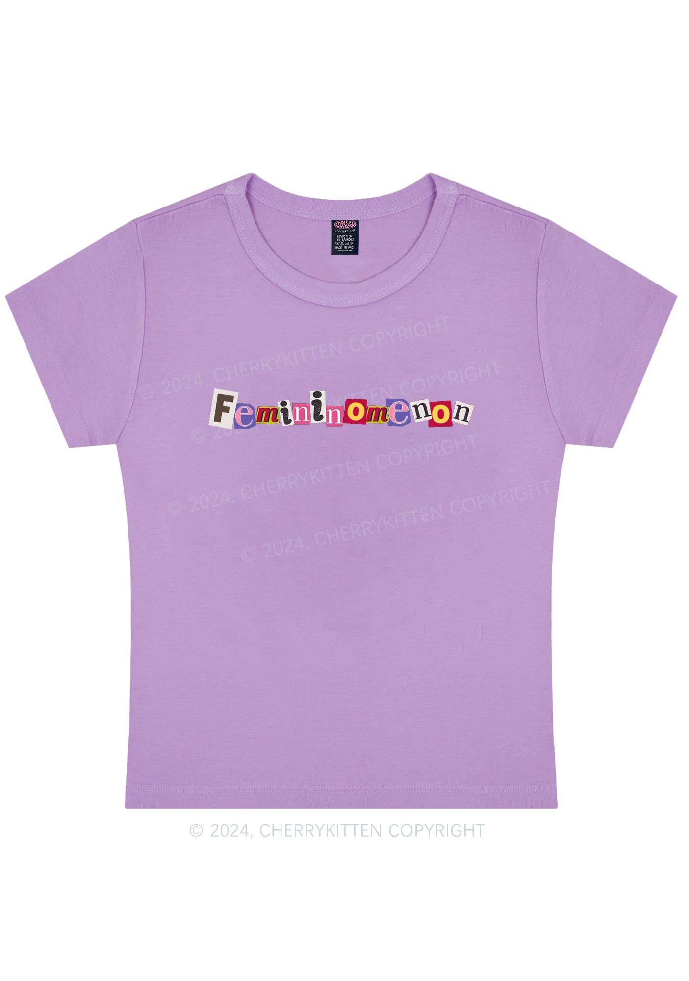 Femininomenon Y2K Baby Tee Cherrykitten