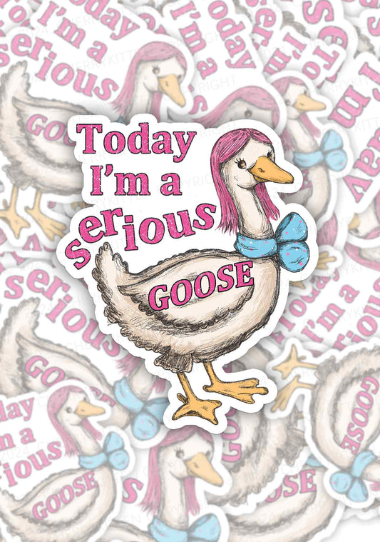 Serious Goose 1Pc Y2K Sticker Cherrykitten