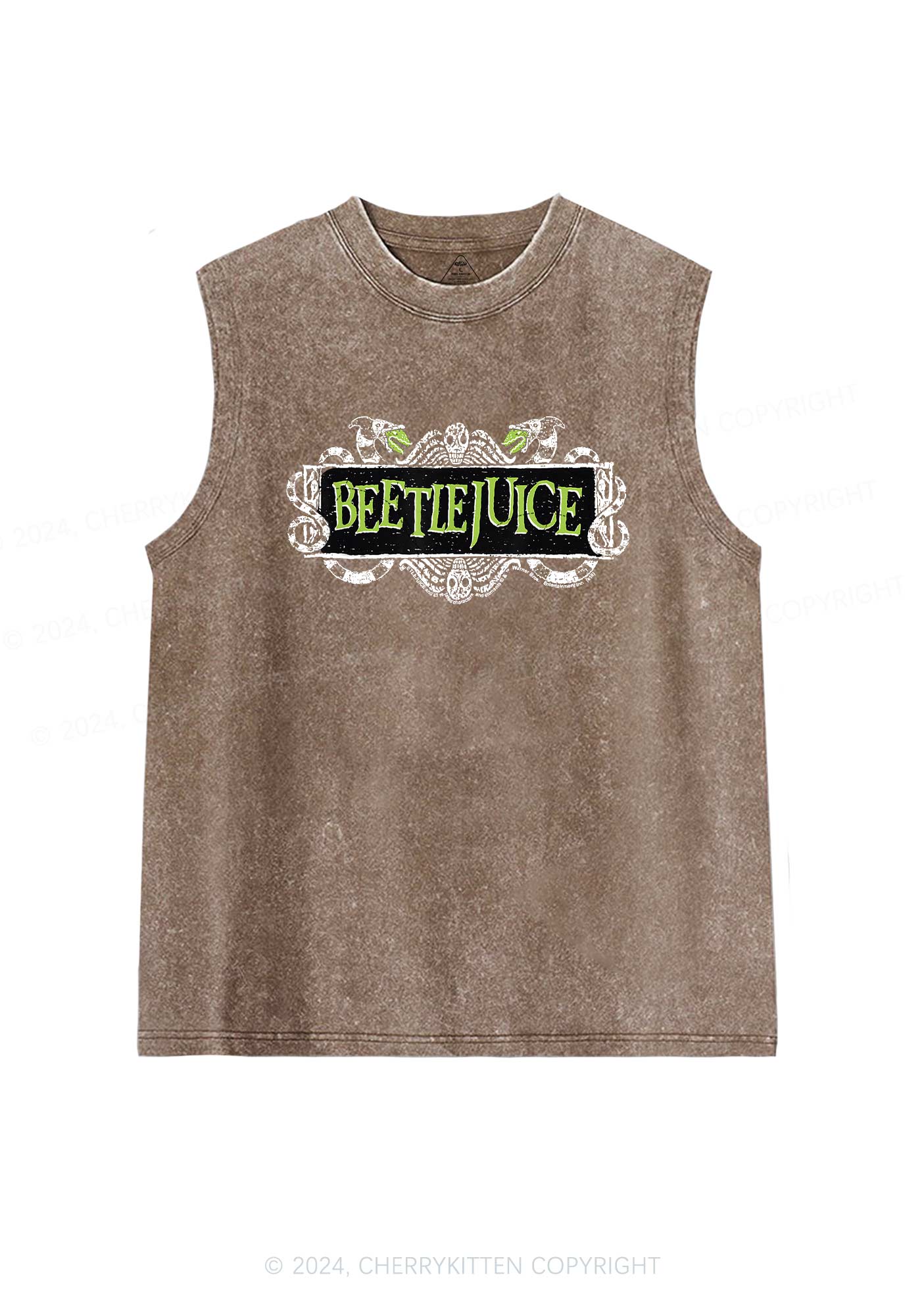 Halloween The Sign Y2K Washed Tank Cherrykitten