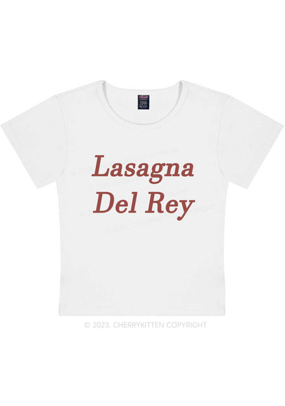 Curvy Lasagna Del Rey Y2K Baby Tee Cherrykitten