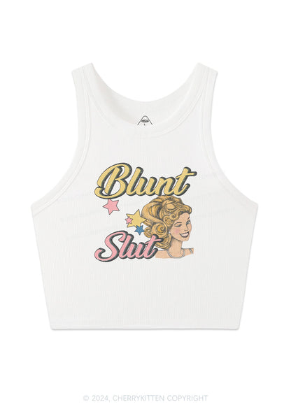 Blunt Slxt Y2K Crop Tank Top Cherrykitten