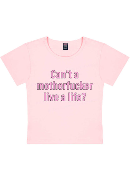 Motherfxxker Live A Life Y2K Baby Tee Cherrykitten