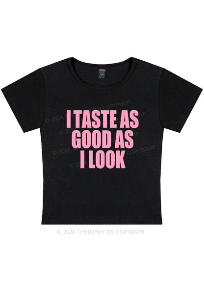 Taste Good Y2K Baby Tee Cherrykitten