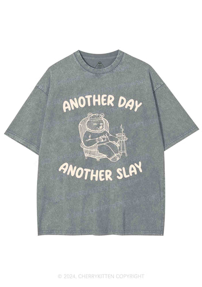 Another Slay Bear Y2K Washed Tee Cherrykitten