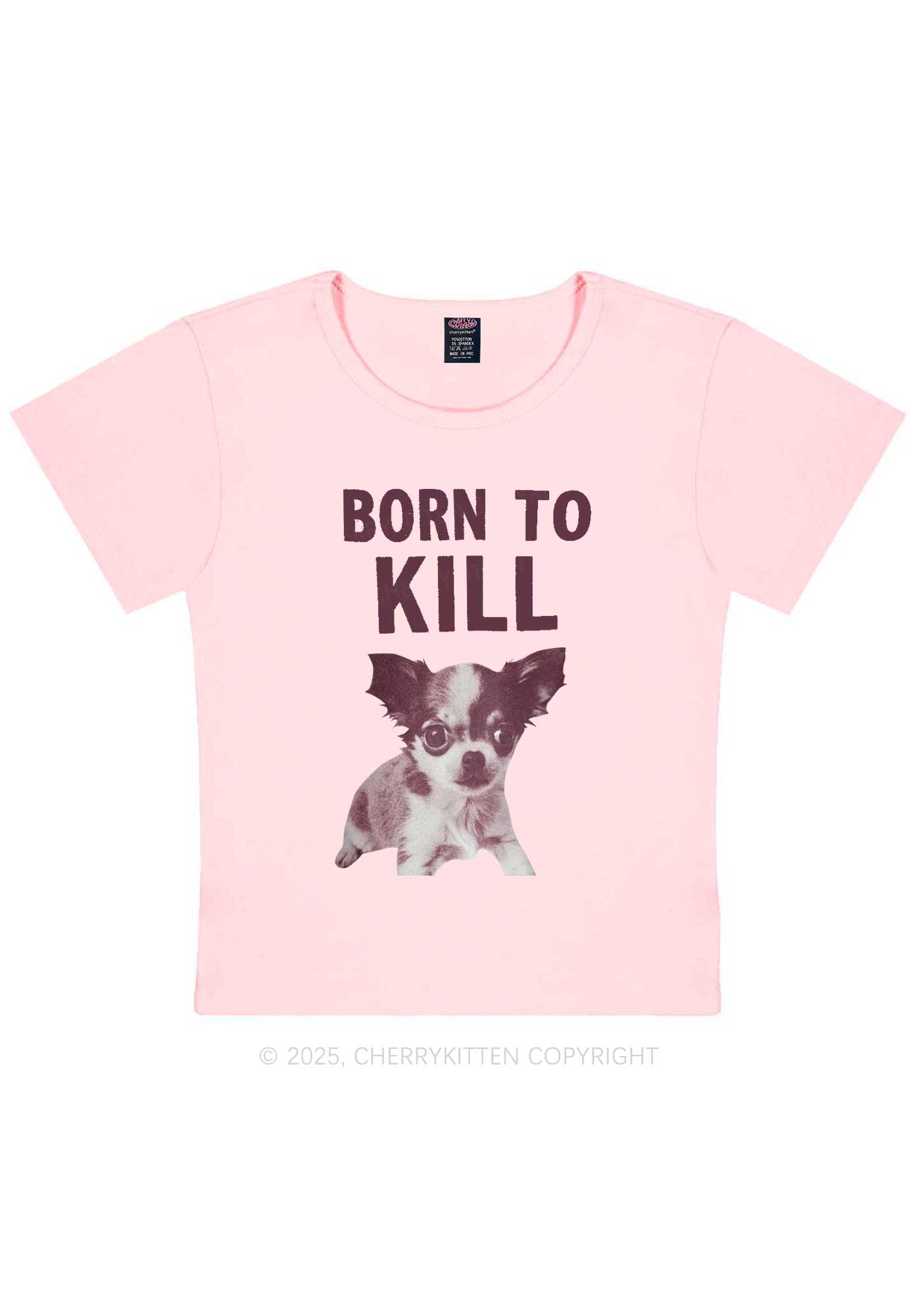 Born To Kill Y2K Baby Tee Cherrykitten