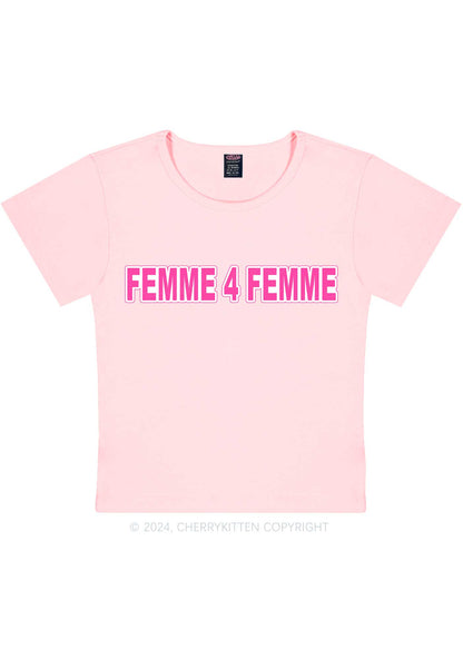 Femme For Femme Y2K Baby Tee Cherrykitten