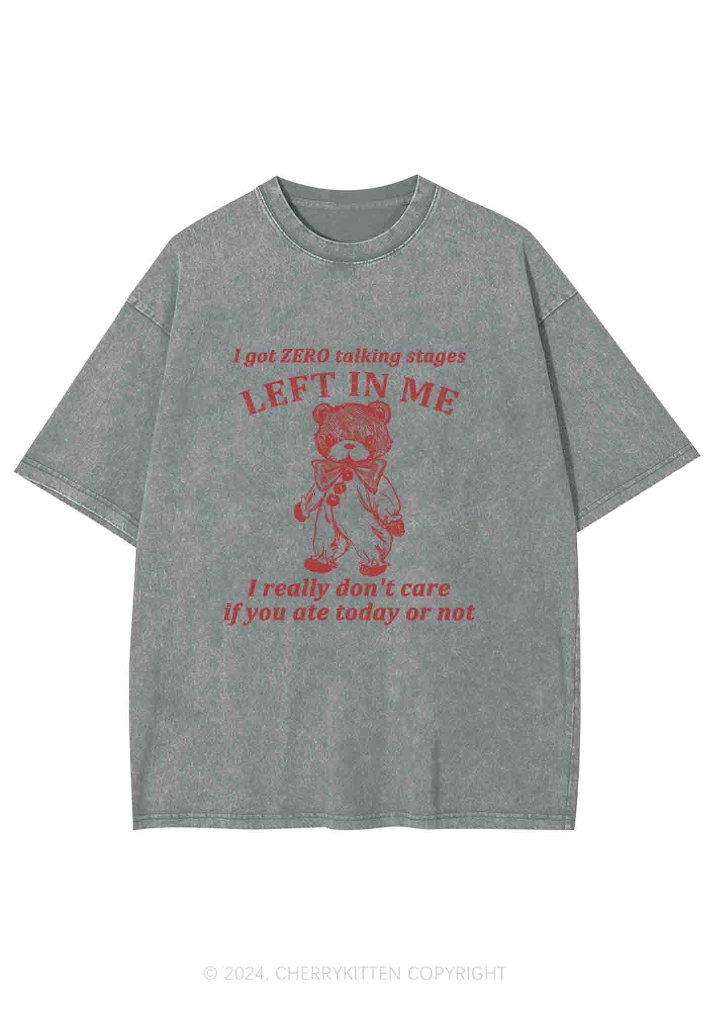 Left In Me Y2K Washed Tee Cherrykitten