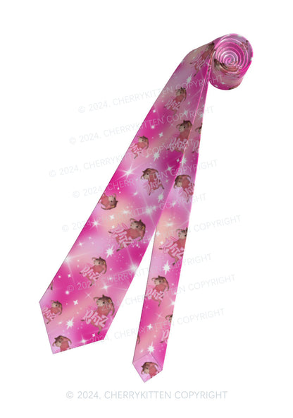 Pink Ratz Y2K Necktie Cherrykitten