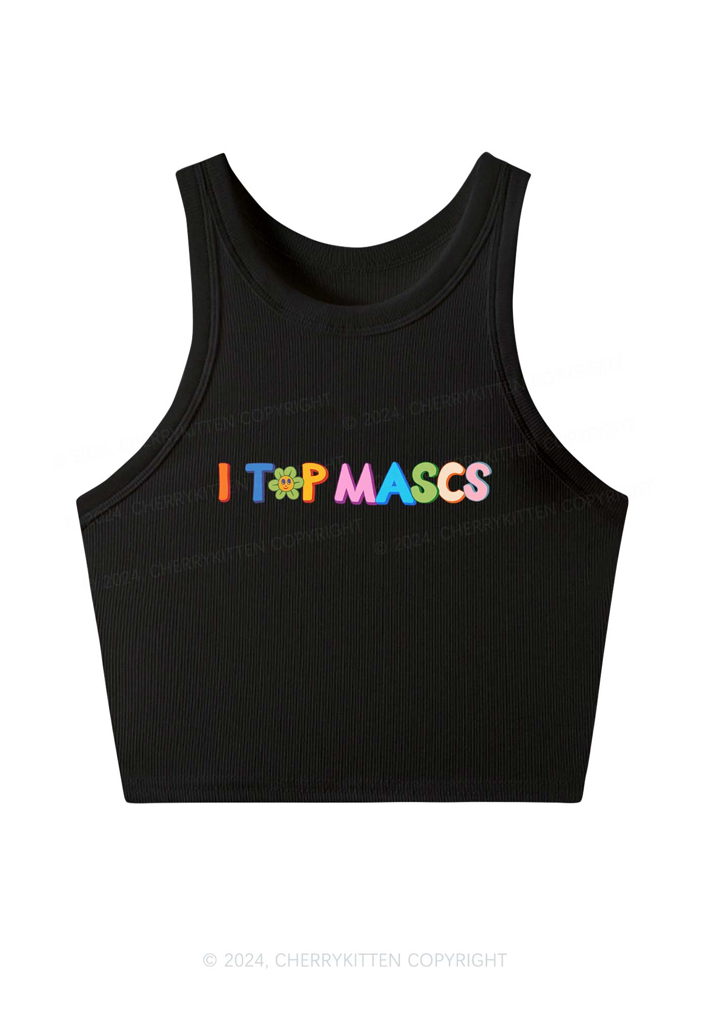 I Top Mascs Y2K Crop Tank Top Cherrykitten